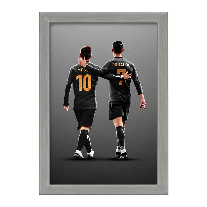 تابلو خندالو طرح کریستیانو رونالدو و لیونل مسی  کد 14001
