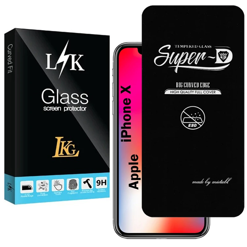محافظ صفحه نمایش ال کا جی مدل SupD-LK مناسب برای گوشی موبایل اپل iPhone X/XS