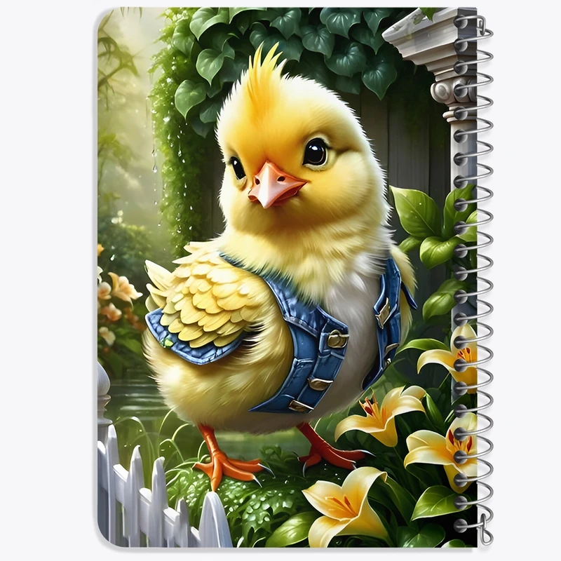 دفتر یادداشت 50 برگ خندالو طرح جوجه بامزه کد F6766