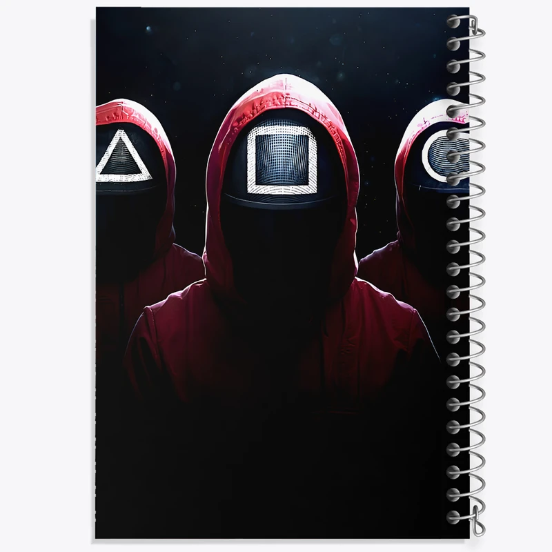 دفتر نقاشی 50 برگ خندالو طرح بازی مرکب (Squid Game) کد F11869