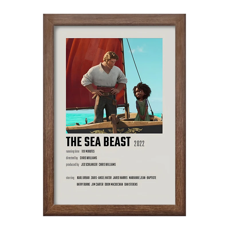 تابلو خندالو طرح هیولای دریا (The Sea Beast) کد F13271