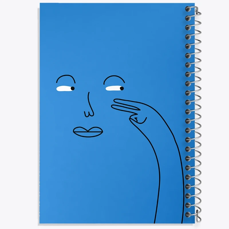 دفتر طراحی 50 برگ خندالو طرح شکلک بامزه کد N700