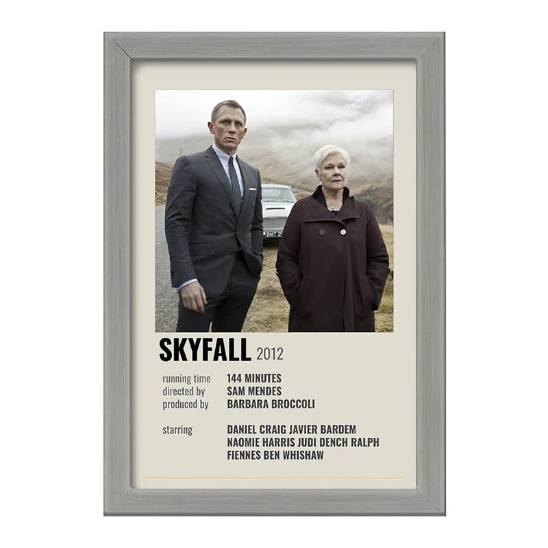 تابلو خندالو طرح اسکای فال (Skyfall) کد F13100