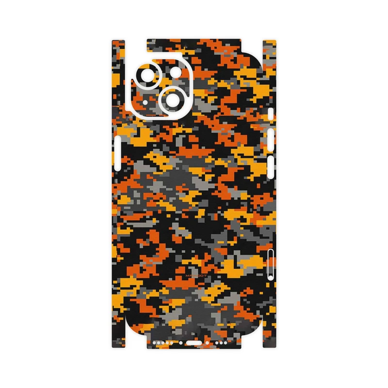 برچسب پوششی ماهوت مدل Army_Autumn_Pixel-FullSkin مناسب برای گوشی موبایل اپل iPhone 14