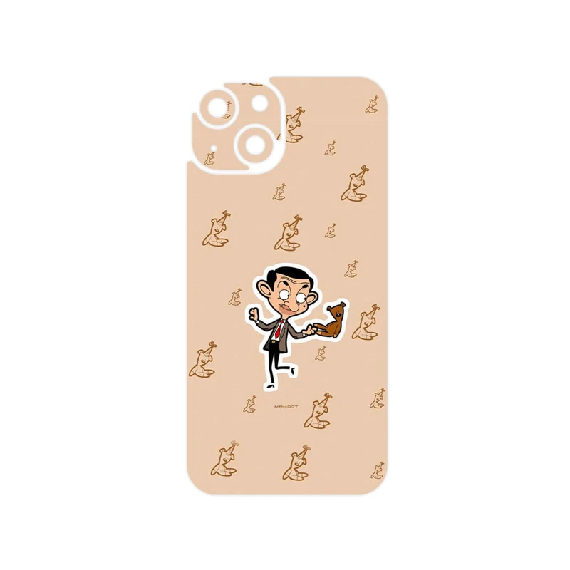 برچسب پوششی ماهوت مدل Mr.Bean مناسب برای گوشی موبایل اپل iPhone 14