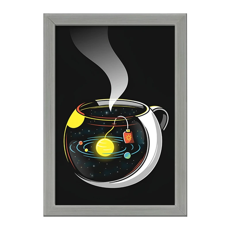 تابلو خندالو طرح فضایی کد F8913