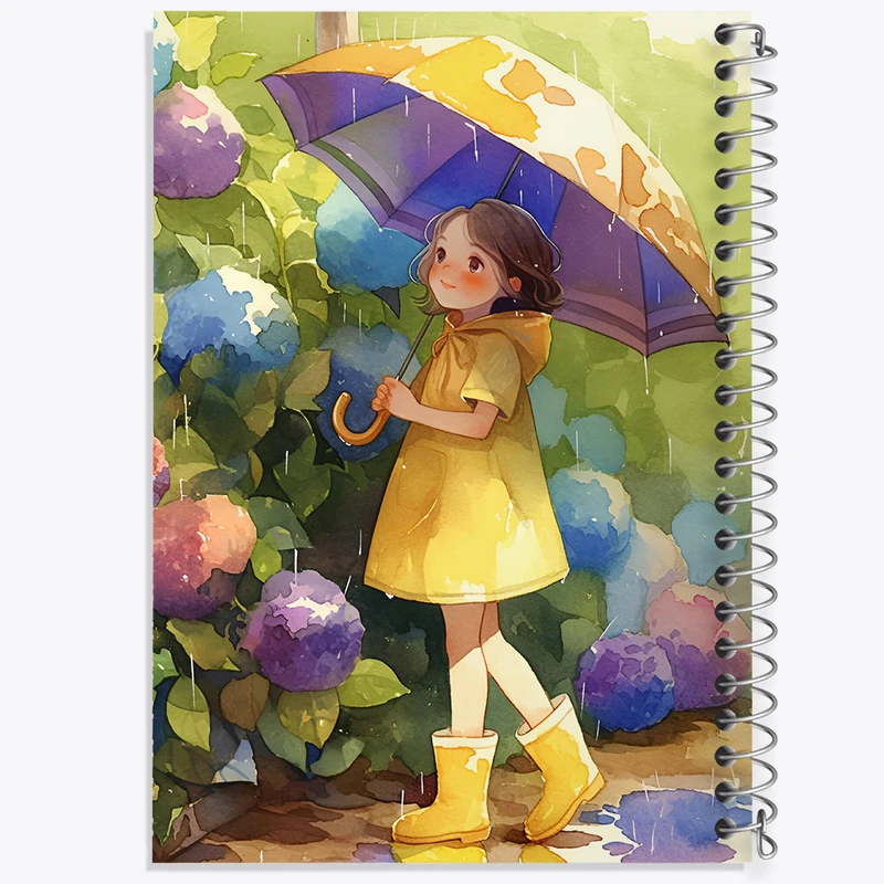 دفتر مشق 50 برگ خندالو طرح دخترانه کد F9215