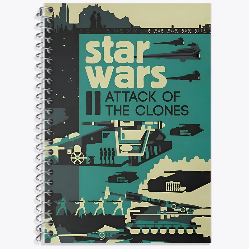 دفتر لغت 50 برگ خندالو طرح جنگ ستارگان (Star Wars) کد F10499