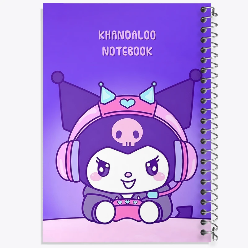 دفتر مشق 100 برگ خندالو طرح کرومی (Kuromi) کد N8985