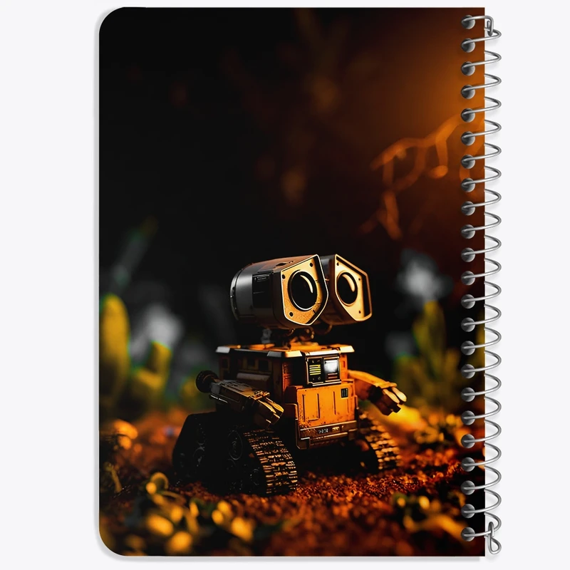 دفتر یادداشت 50 برگ خندالو طرح وال ای (wall-E) کد F4222