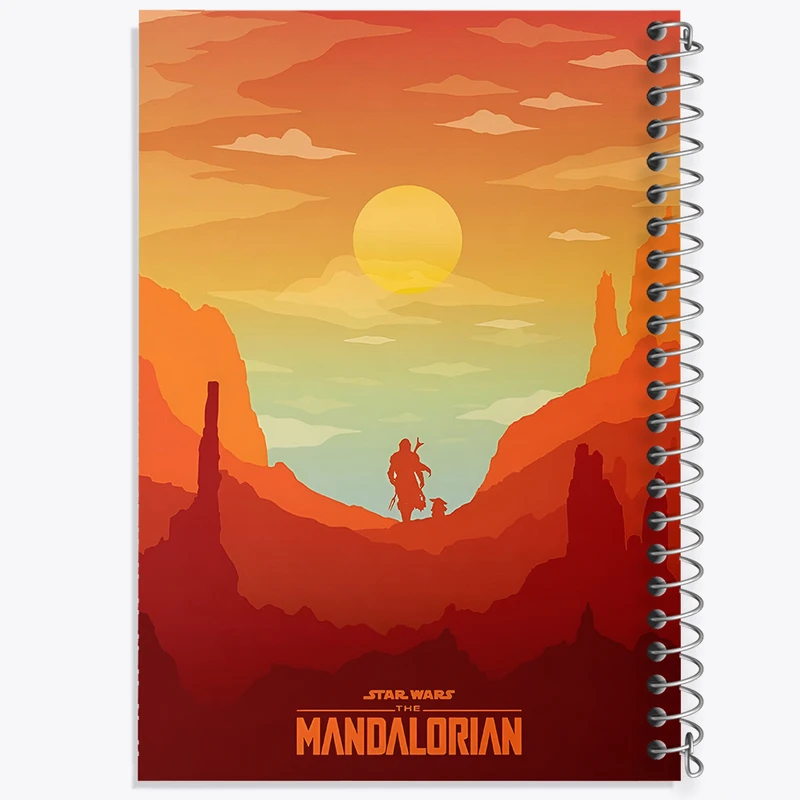 دفتر نقاشی 50 برگ خندالو طرح مندلورین (The Mandalorian) کد F13750