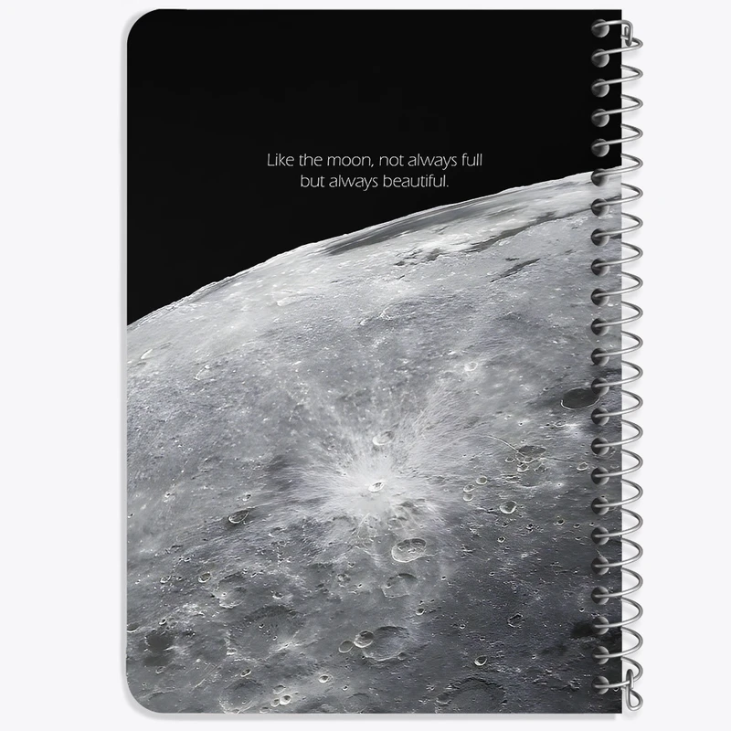 دفتر یادداشت 50 برگ خندالو طرح ماه (Moon) کد 38089