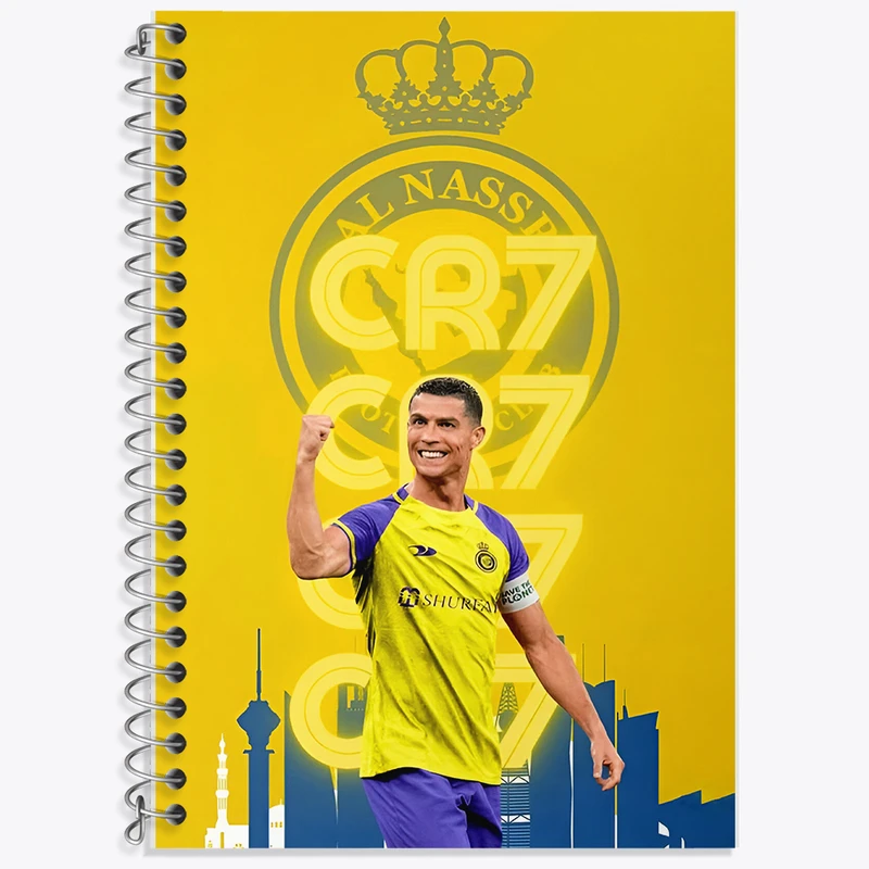 دفتر نت موسیقی 50 برگ خندالو طرح کریستیانو رونالدو کد F14262