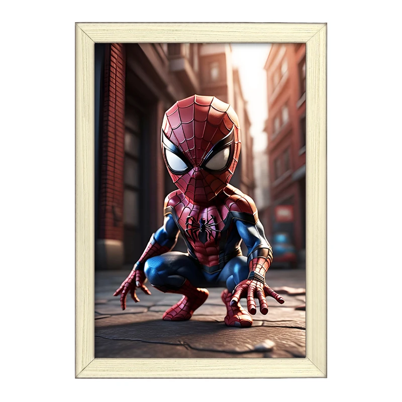 تابلو خندالو طرح مرد عنکبوتی (Spider Man) کد F4389
