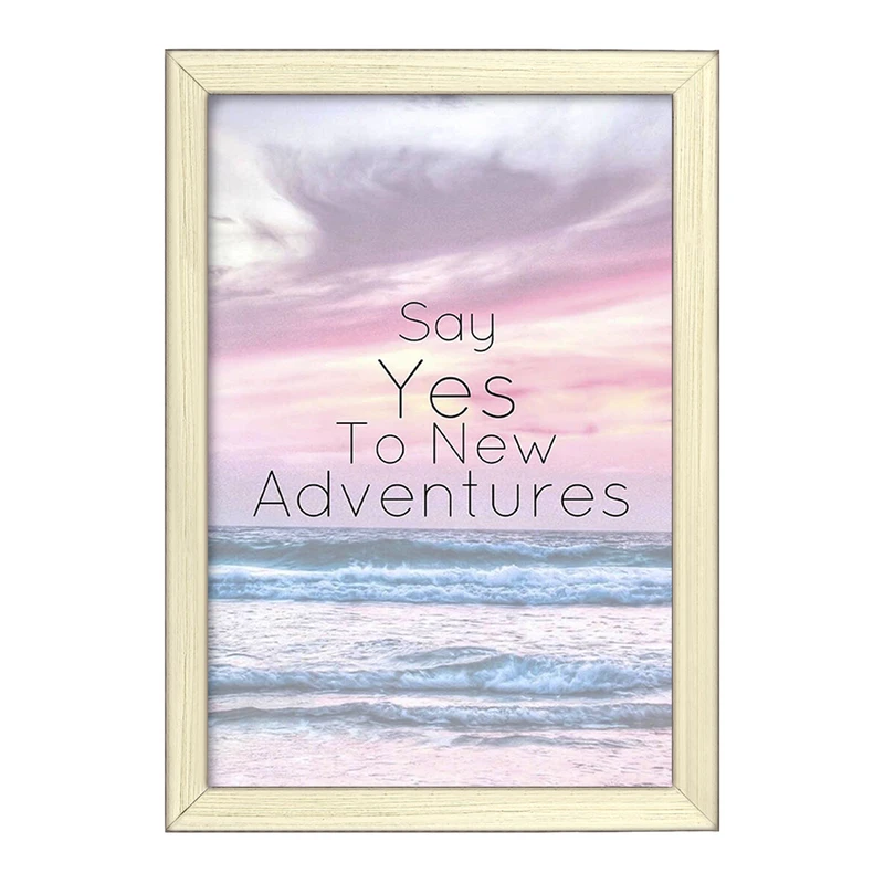 تابلو خندالو طرح Say Yes To New Adventures کد F11420