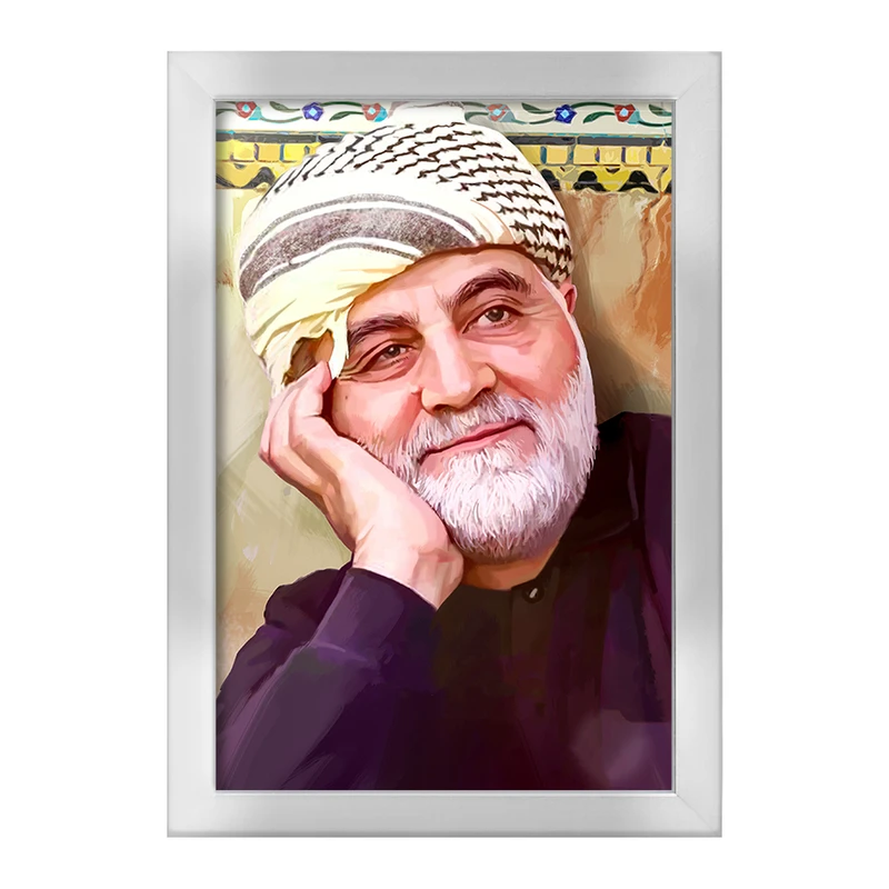 تابلو خندالو طرح سردار قاسم سلیمانی  کد 12598