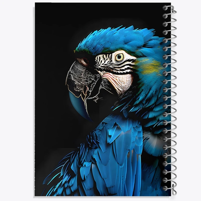 دفتر شطرنجی 50 برگ خندالو طرح طوطی کد N7737