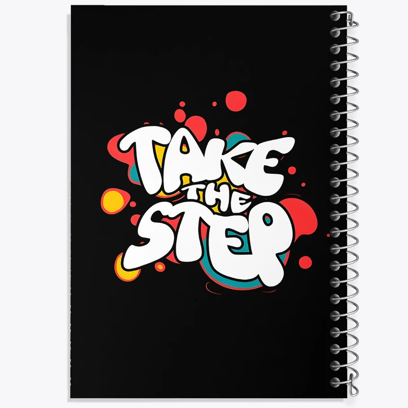 دفتر مشق 100 برگ خندالو طرح Take The Step کد F10548