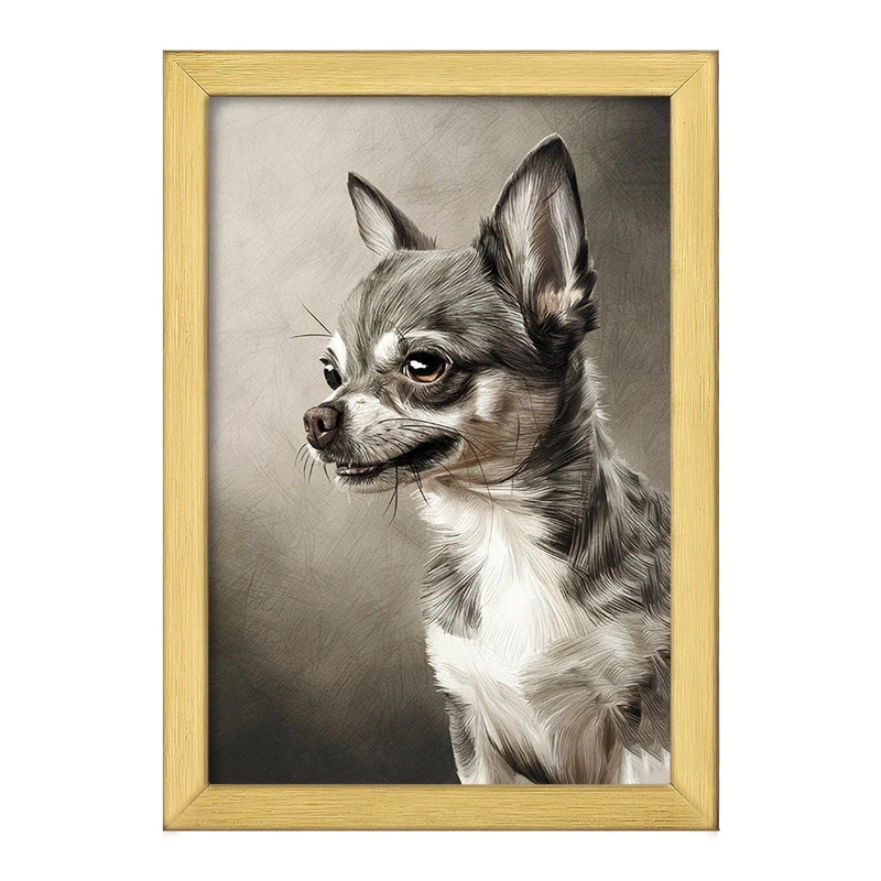 تابلو خندالو طرح سگ (Dog) کد F1956