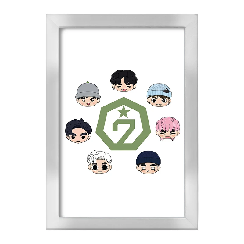 تابلو خندالو طرح گروه گات سون GOT7  کد 11653