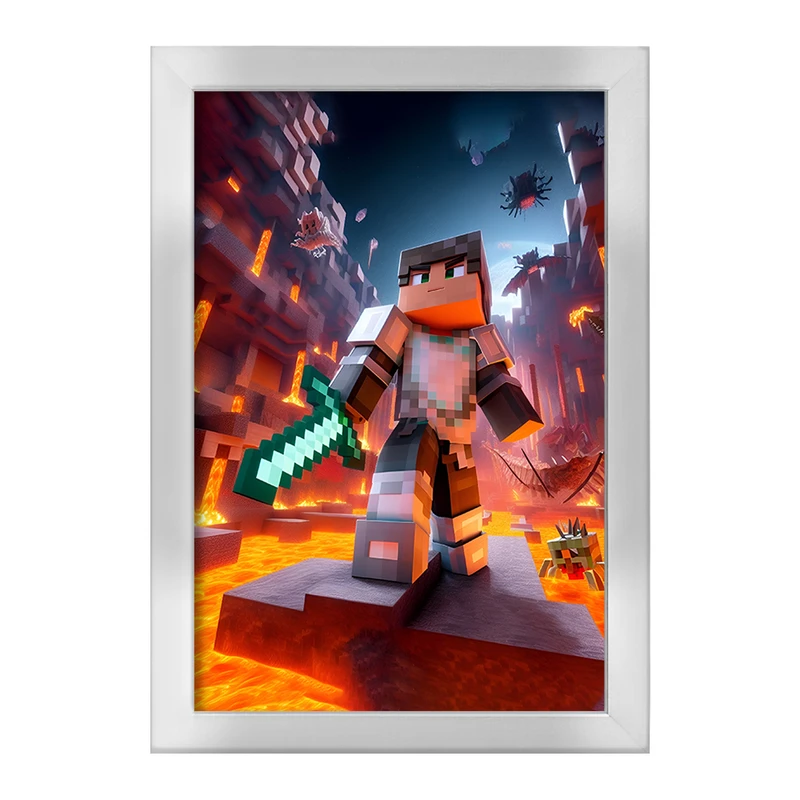 تابلو خندالو طرح ماینکرافت (Minecraft) کد F3539