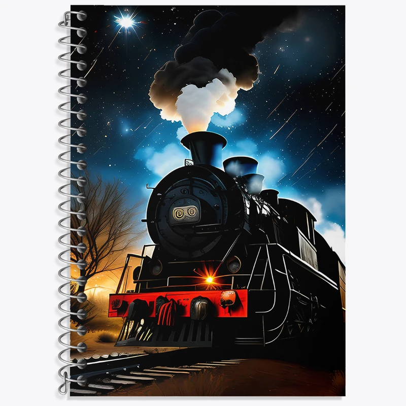 دفتر نت موسیقی 50 برگ خندالو طرح قطار کد F2993