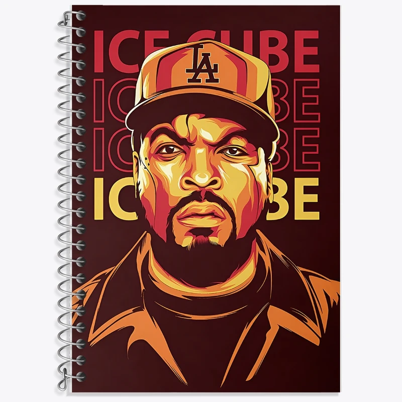 دفتر لغت 50 برگ خندالو طرح آیس کیوب (Ice Cube) کد F10222