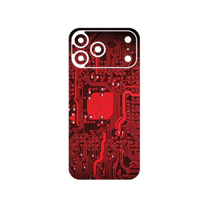 برچسب پوششی ماهوت مدل Red_Printed_Circuit_Board مناسب برای گوشی موبایل اپل iPhone 17 Pro Max