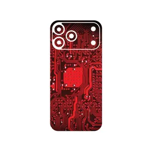 MAHOOT Red_Printed_Circuit_Board Cover Sticker for Apple iPhone 17 Pro Max