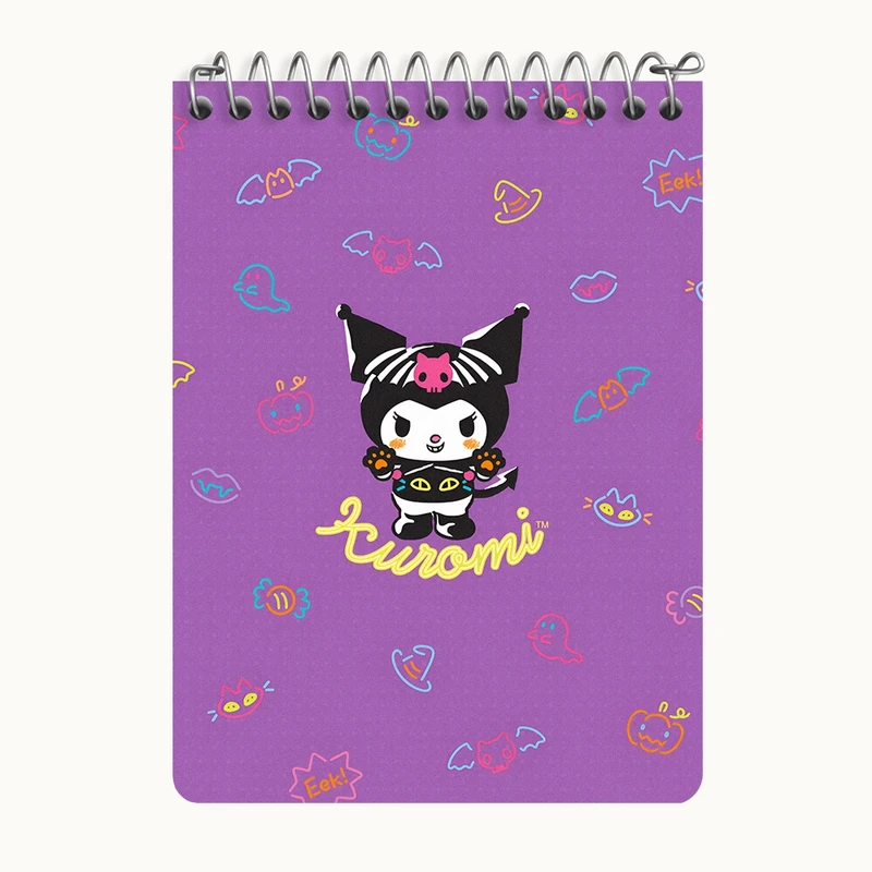 دفتر یادداشت 50 برگ خندالو طرح کرومی (Kuromi) کد N9046