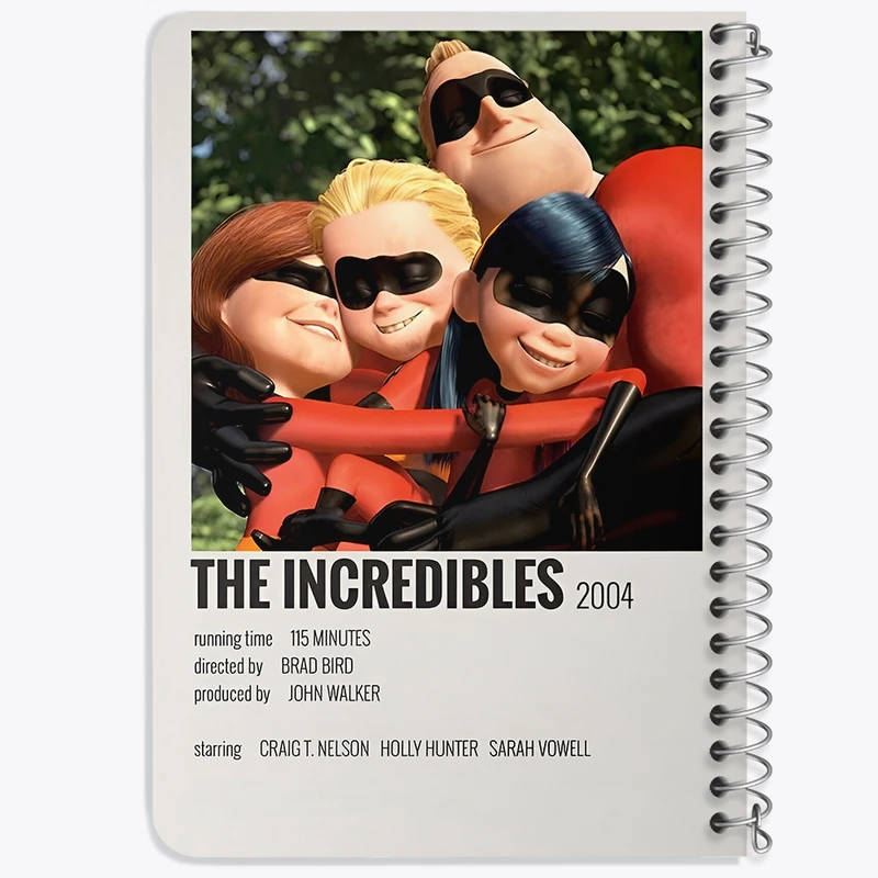 دفتر یادداشت 50 برگ خندالو طرح شگفت انگیزان (The Incredibles) کد F14209