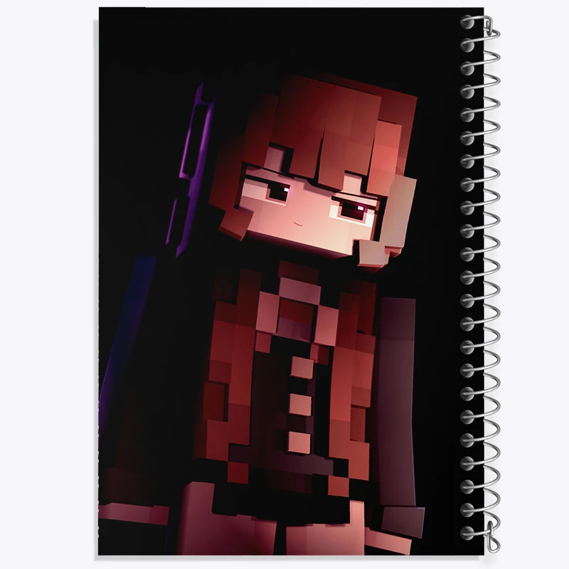 دفتر مشق 50 برگ خندالو طرح بازی ماینکرافت (Minecraft) کد N8738