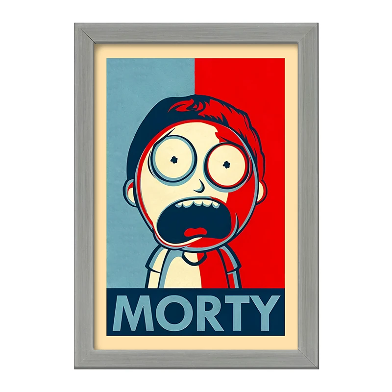 تابلو خندالو طرح مورتی (morty) کد F6488