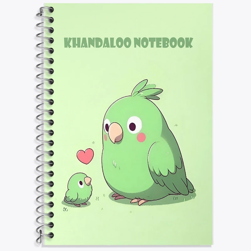 دفتر لغت 50 برگ خندالو طرح حیوانات بامزه کد N7395