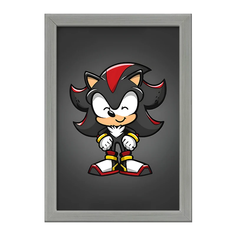 تابلو خندالو طرح سایه جوجه تیغی سونیک کد F9422