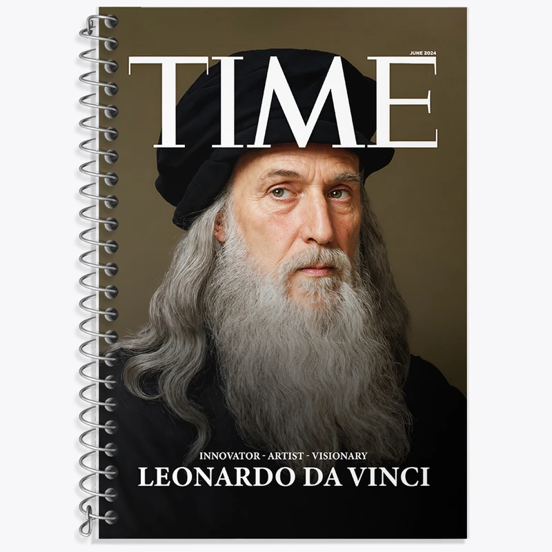 دفتر نت موسیقی 50 برگ خندالو طرح لئوناردو داوینچی کد F14185