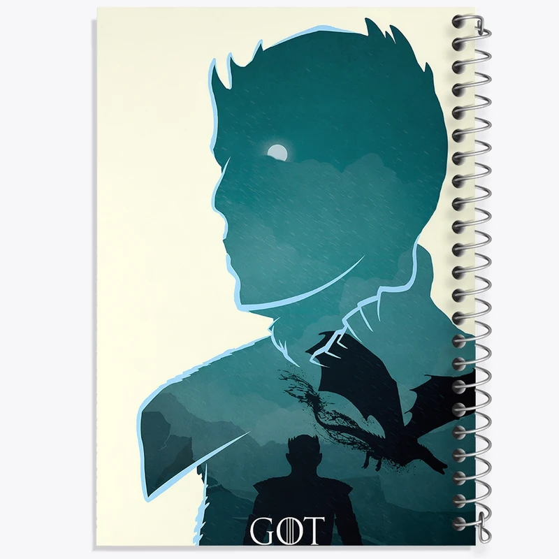 دفتر لیست خرید 50 برگ خندالو طرح گیم اف ترونز (Game of Thrones) کد F11128