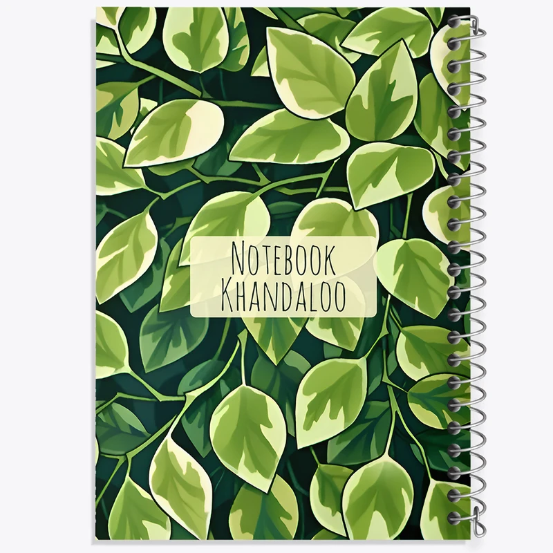 دفتر نقاشی 50 برگ خندالو طرح برگ و گیاه کد N7181