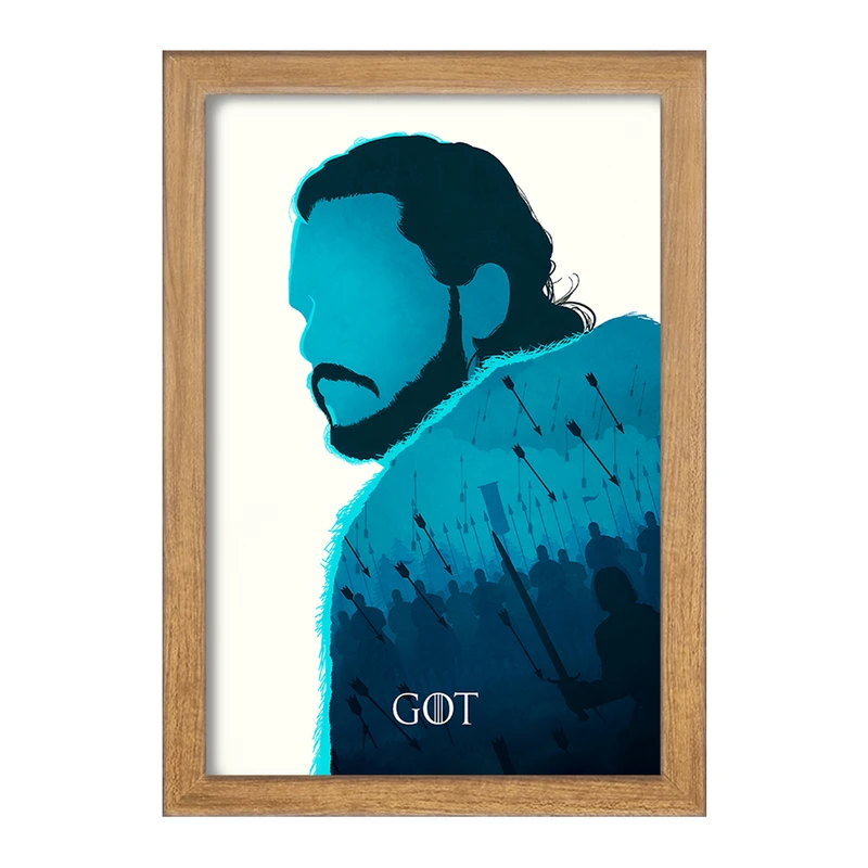 تابلو خندالو طرح جان اسنو گیم آف ترونز (Game of Thrones) کد F13757