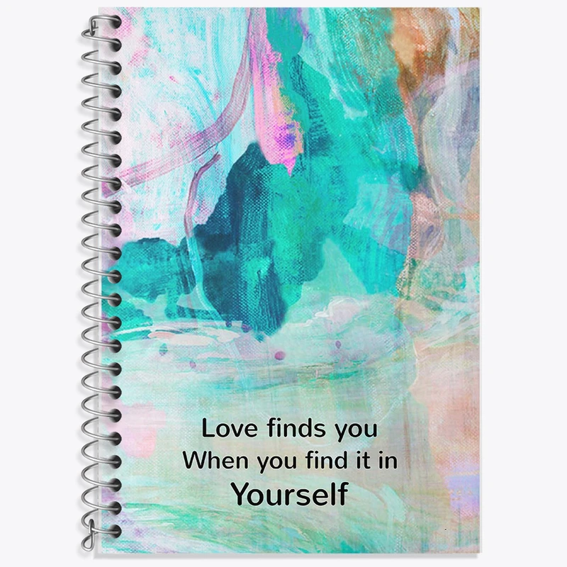 دفتر زبان 50 برگ خندالو مدل دو خط طرح انگیزشی کد F11538