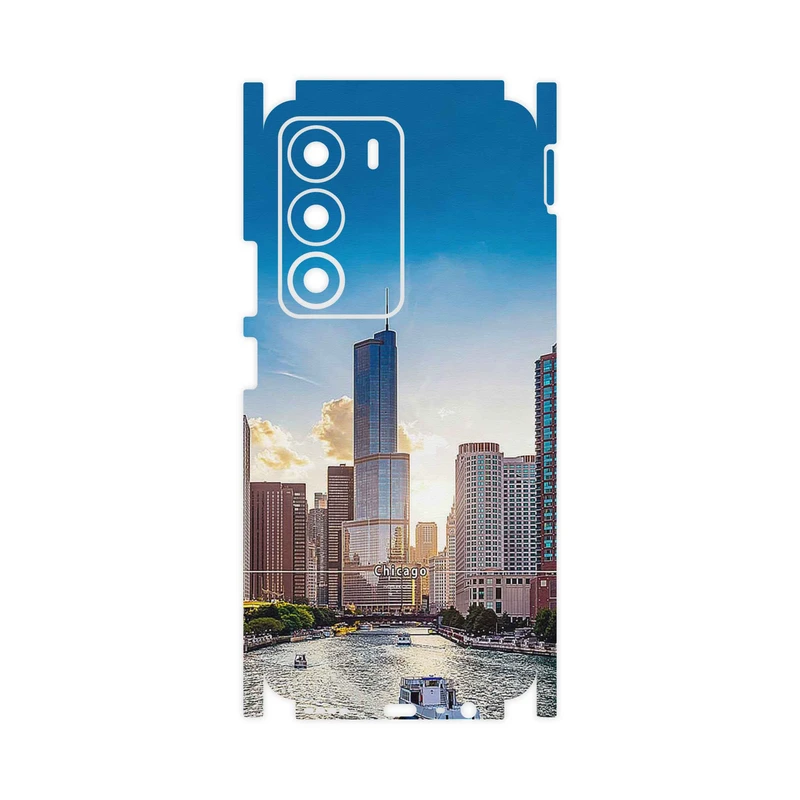 برچسب پوششی ماهوت مدل City of Chicago-FullSkin مناسب برای گوشی موبایل ریلمی C71
