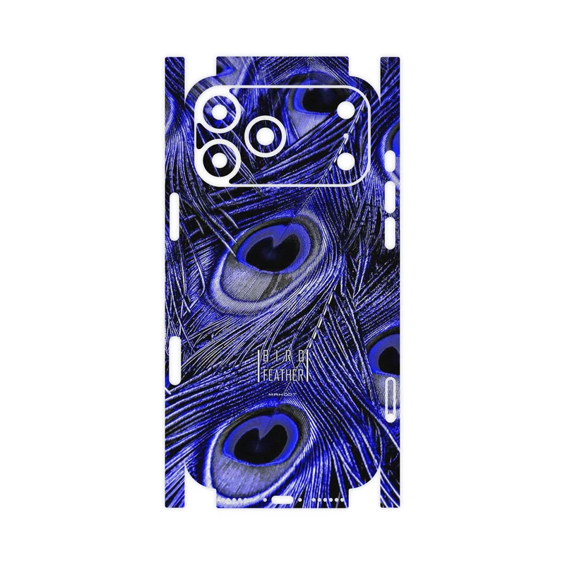 برچسب پوششی ماهوت مدل Purple Feather-FullSkin مناسب برای گوشی موبایل اپل iPhone 17 Pro Max