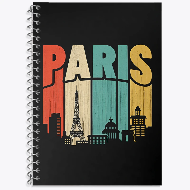 دفتر نت موسیقی 50 برگ خندالو طرح پاریس کد F4507