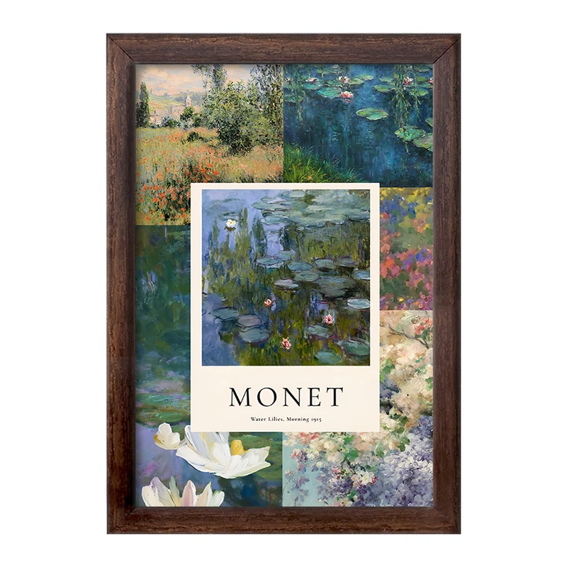 تابلو خندالو طرح کلود مونه (Claude Monet) کد F10715