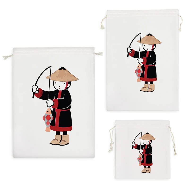 نظم دهنده خندالو مدل دختر ماهی گیر کد 9285 مجموعه 3 عددی