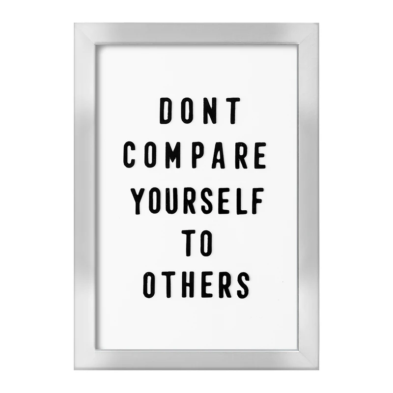تابلو خندالو طرح Don’t Compare Yourself To Others کد F1938