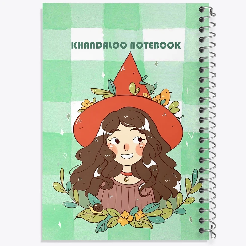 دفتر شطرنجی 50 برگ خندالو طرح دخترانه کد N6278