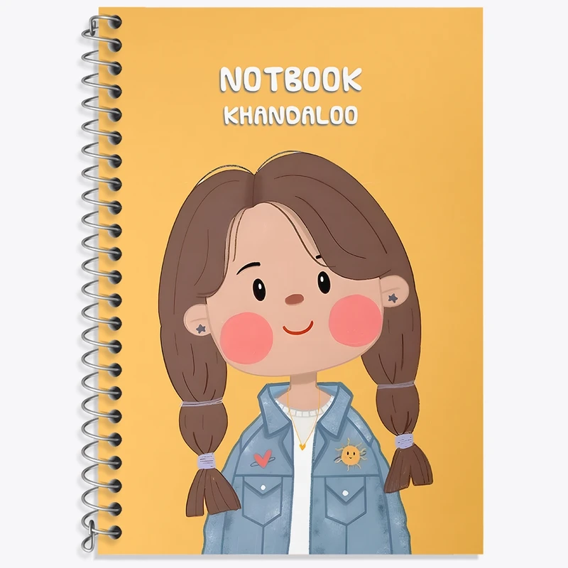 دفتر لغت 50 برگ خندالو طرح دخترانه کد N7177