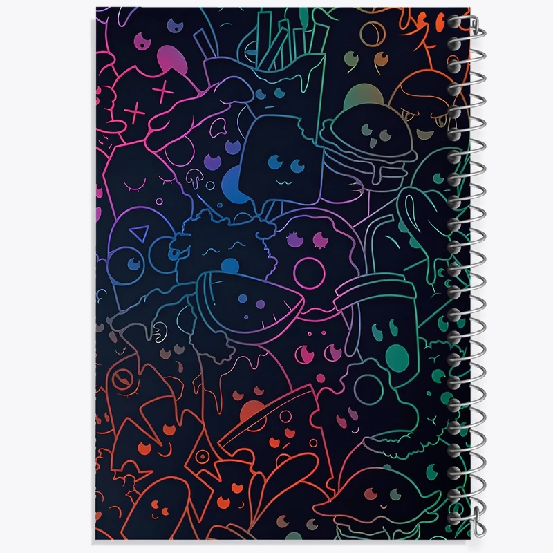 دفتر ژورنال نویسی 50 برگ خندالو مدل نقطه ای طرح پترن فانتزی کد N6771