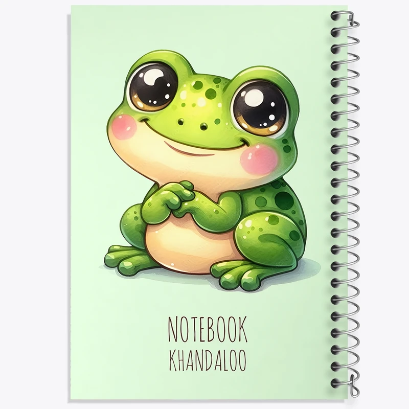 دفتر لیست خرید 50 برگ خندالو طرح قورباغه بامزه (Frog) کد N7785